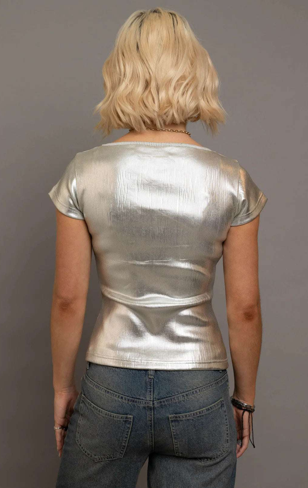 Shop Daisy Street Daisy Street Heart Cut Out Boat Neck Tee T-Shirt for women – premium loungewear and festival fashion at Spoiled Brat