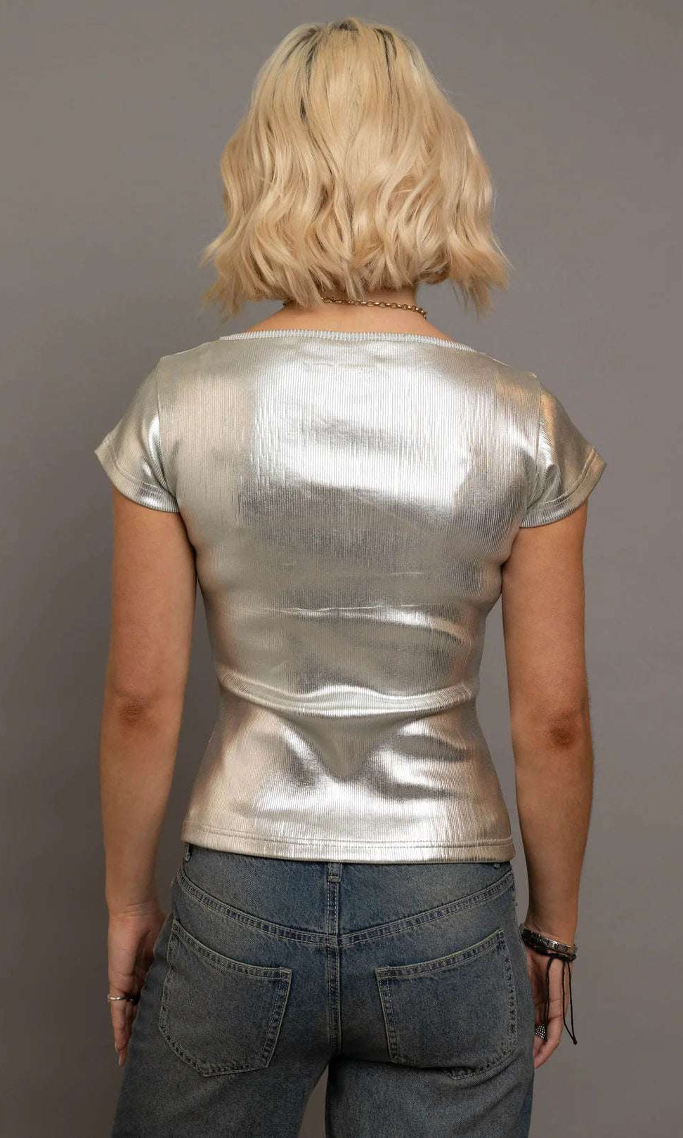 Shop Daisy Street Daisy Street Heart Cut Out Boat Neck Tee T-Shirt for women – premium loungewear and festival fashion at Spoiled Brat