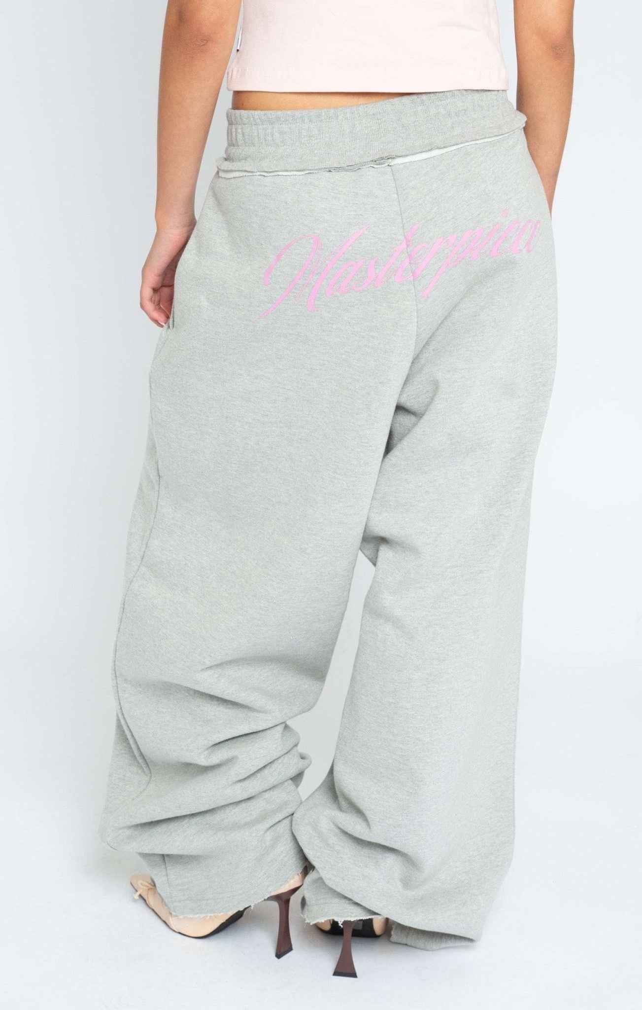 Shop Daisy Street Daisy Street Masterpiece Grey Jogger Pants Jogger Bottoms for women – premium loungewear and festival fashion at Spoiled Brat
