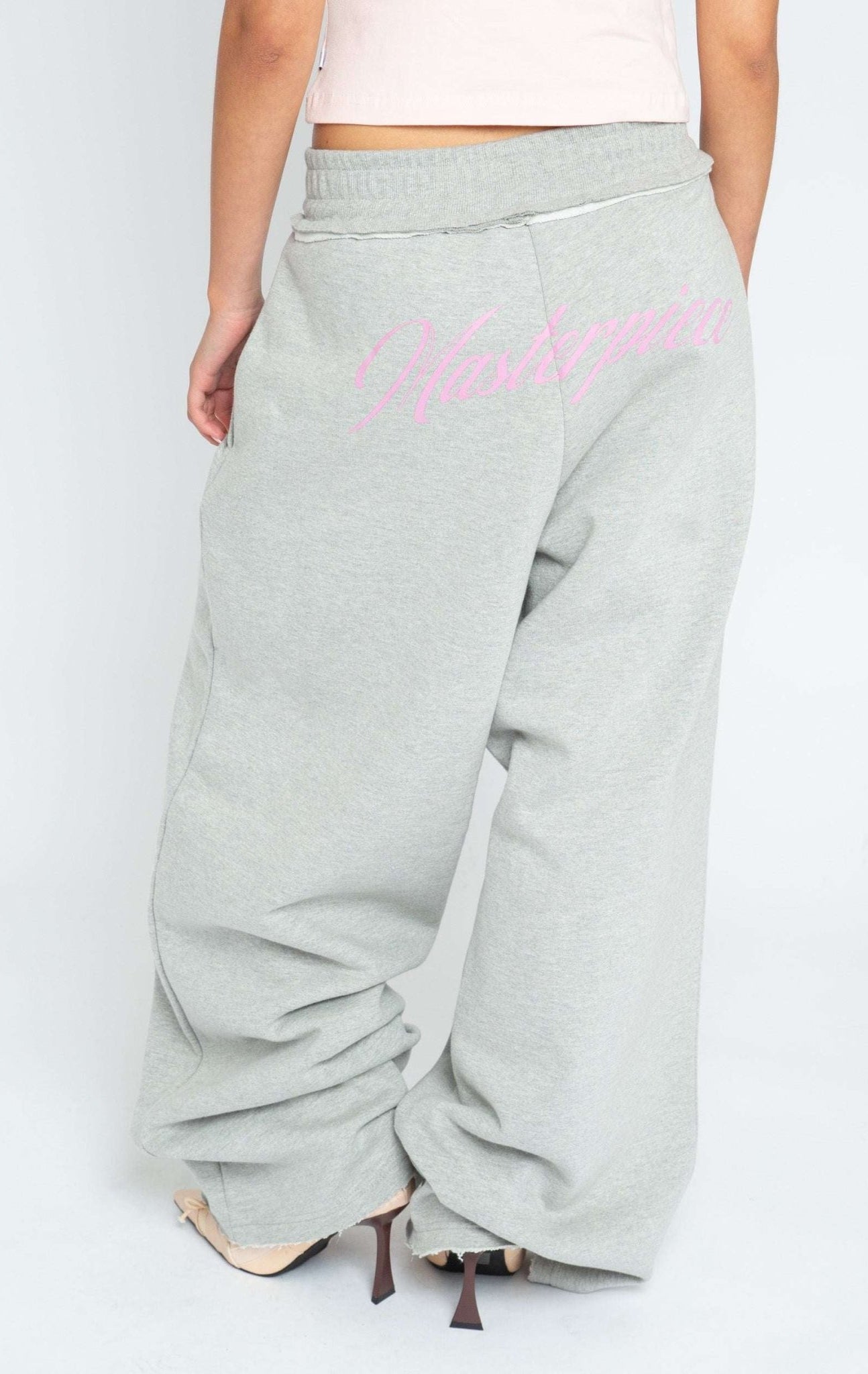 Shop Daisy Street Daisy Street Masterpiece Grey Jogger Pants Jogger Bottoms for women – premium loungewear and festival fashion at Spoiled Brat