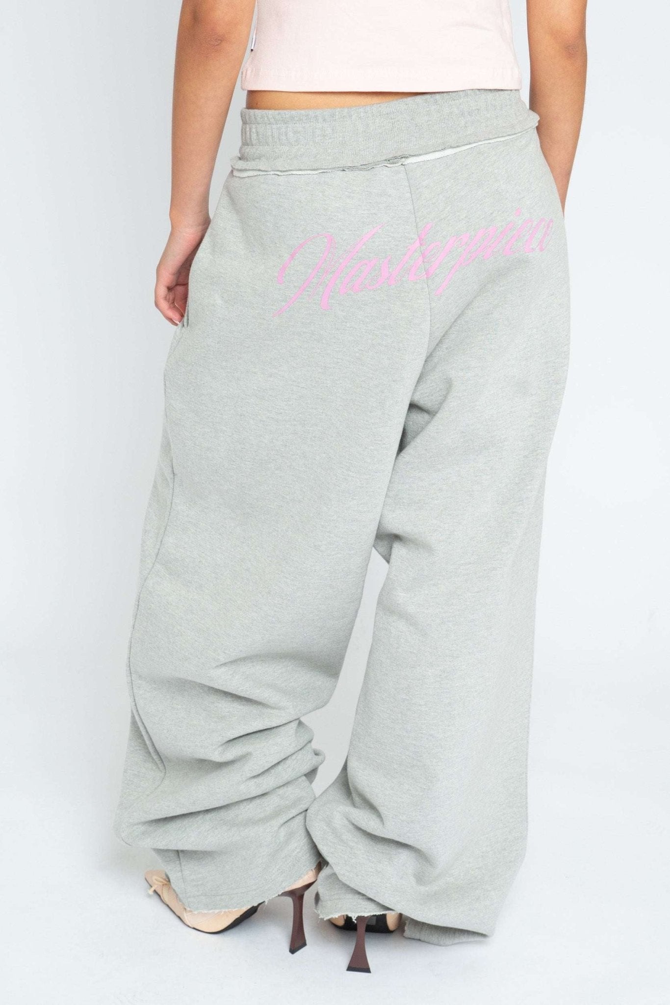 Shop Daisy Street Daisy Street Masterpiece Grey Jogger Pants Jogger Bottoms for women – premium loungewear and festival fashion at Spoiled Brat