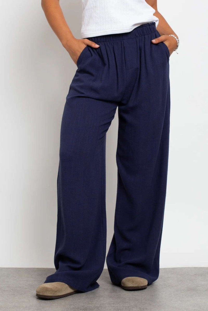 Shop Daisy Street Daisy Street Mid Rise Wide Leg Joggers Jogger Bottoms for women – premium loungewear and festival fashion at Spoiled Brat