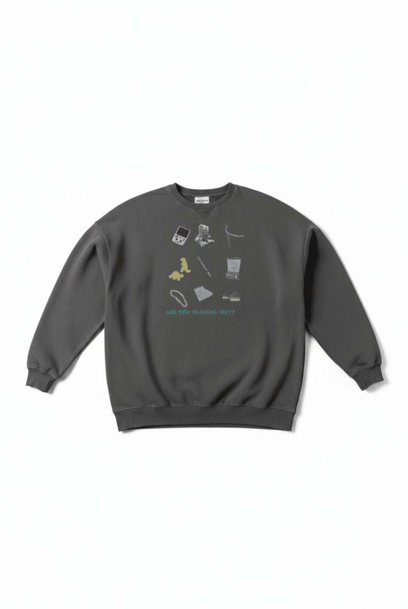 Shop Daisy Street Daisy Street Playing Out Oversized Sweatshirt Sweater for women – premium loungewear and festival fashion at Spoiled Brat
