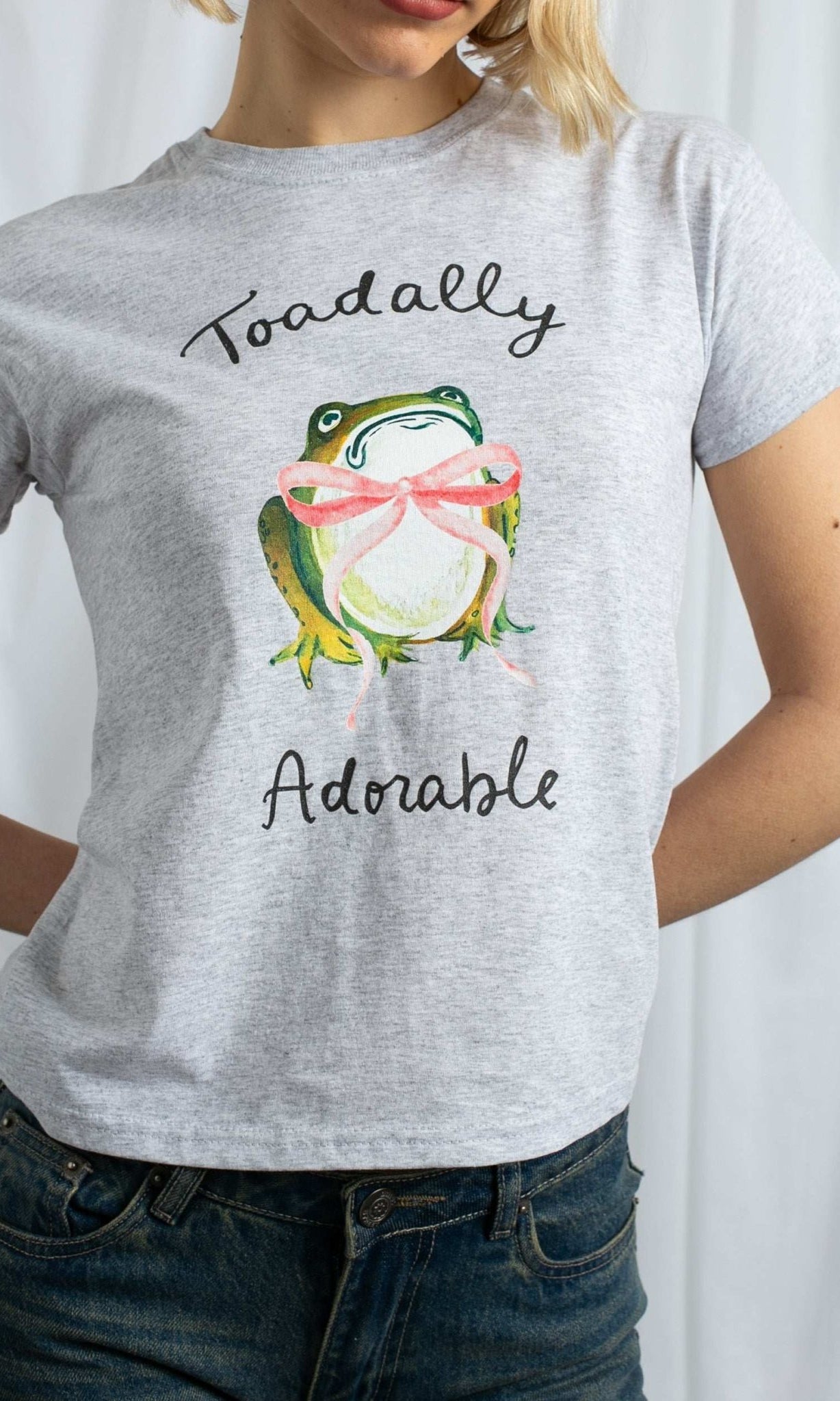 Shop Daisy Street Daisy Street Toadally Adorable Baby Tee T-Shirt for women – premium loungewear and festival fashion at Spoiled Brat