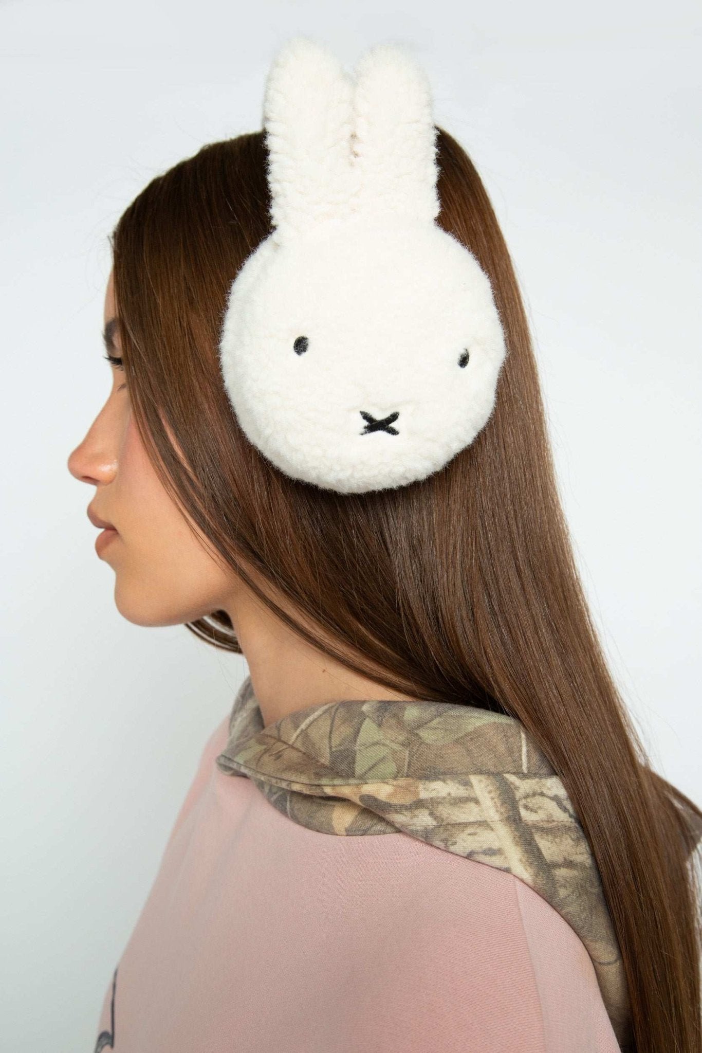 Shop Daisy Street Daisy Street x Miffy Borg Ear Muffs Ear Muffs for women – premium loungewear and festival fashion at Spoiled Brat