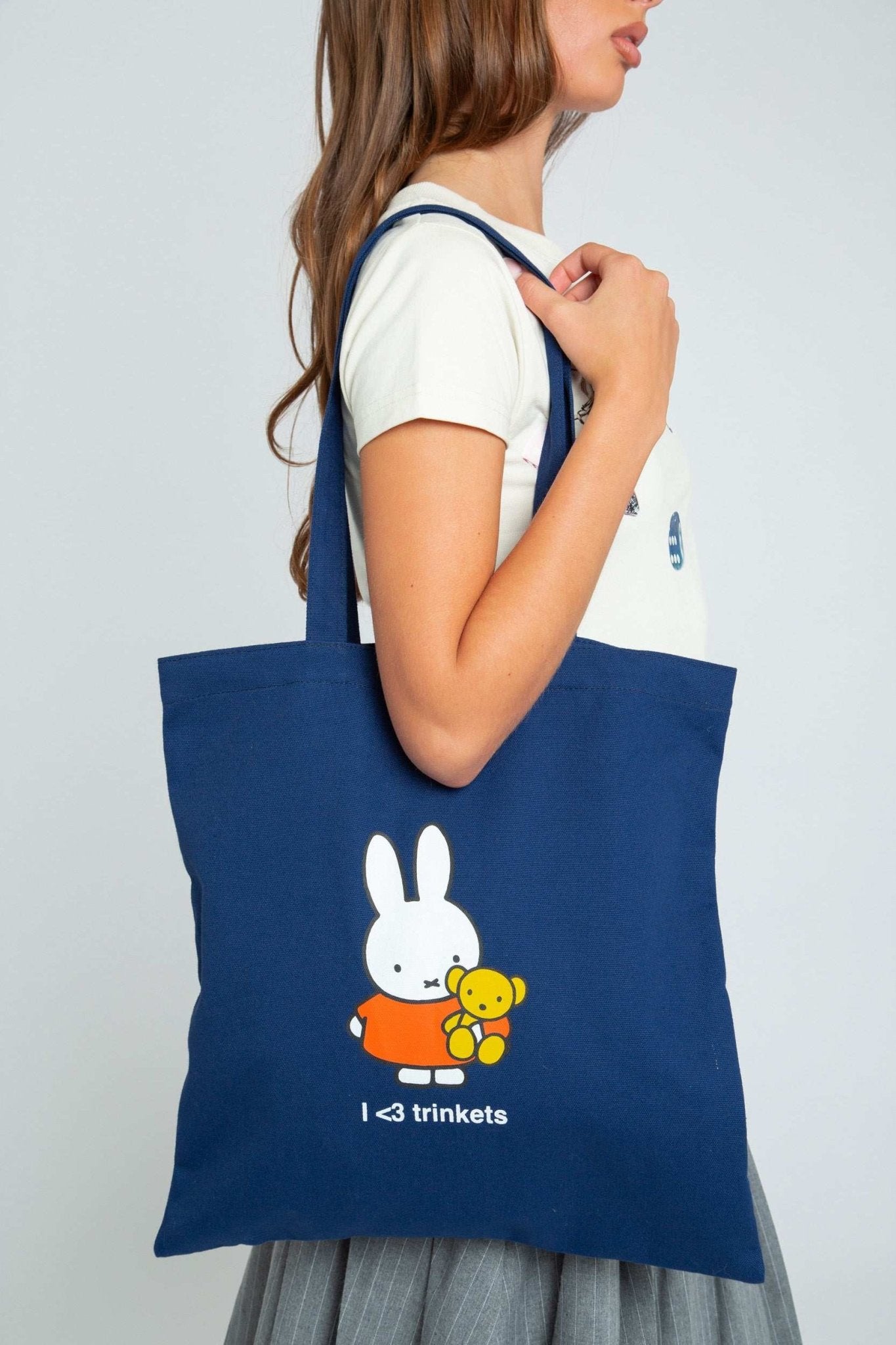 Daisy Street x Miffy Trinkets Tote Bag by Daisy Street – Tote Bag – Blue | Spoiled Brat UK