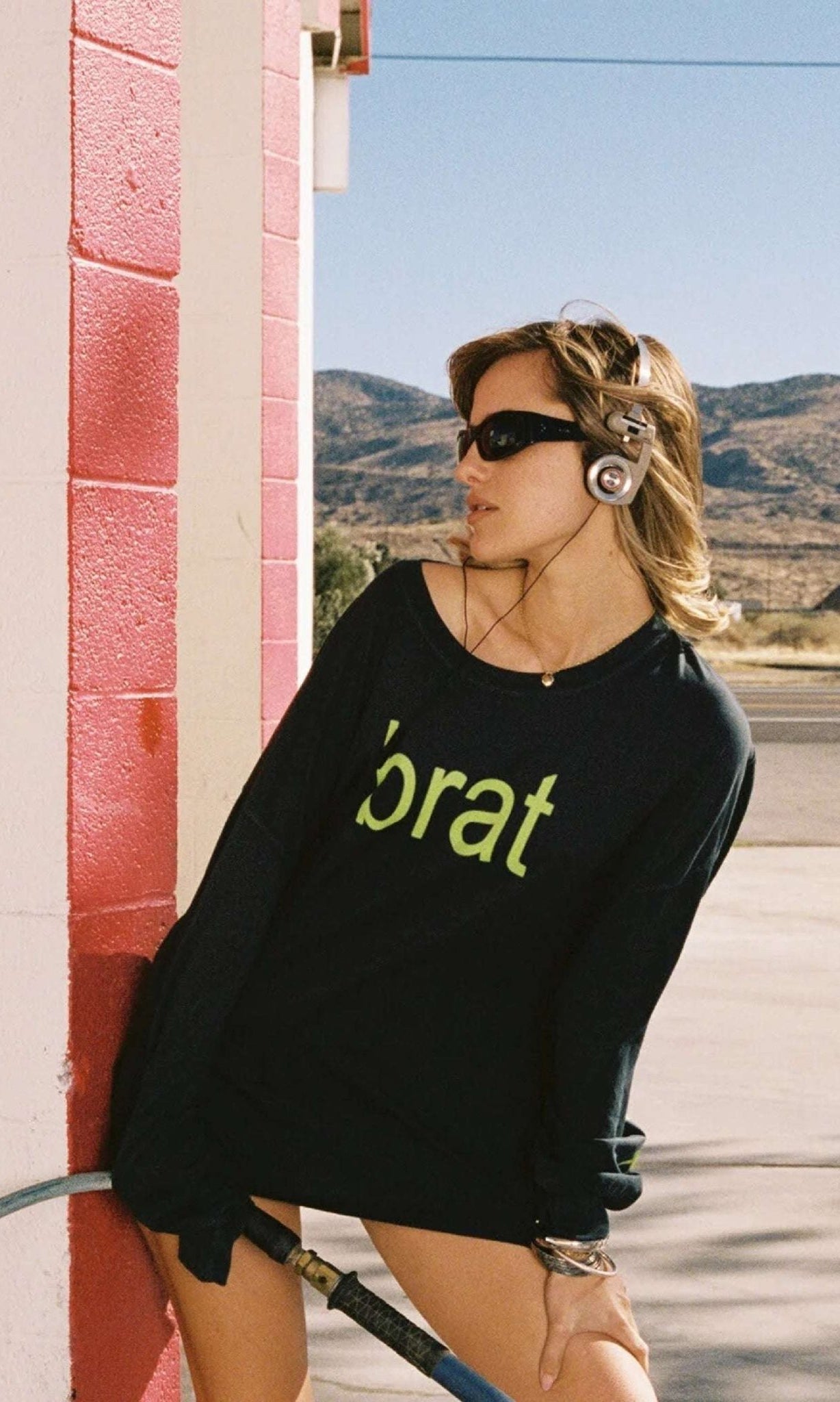 Shop Daydreamer LA Daydreamer LA CHARLI XCX Brat Long Sleeve Tee T-Shirt for women – premium loungewear and festival fashion at Spoiled Brat