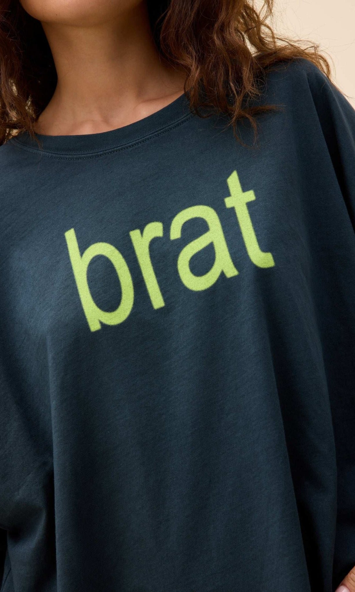 Shop Daydreamer LA Daydreamer LA CHARLI XCX Brat Long Sleeve Tee T-Shirt for women – premium loungewear and festival fashion at Spoiled Brat