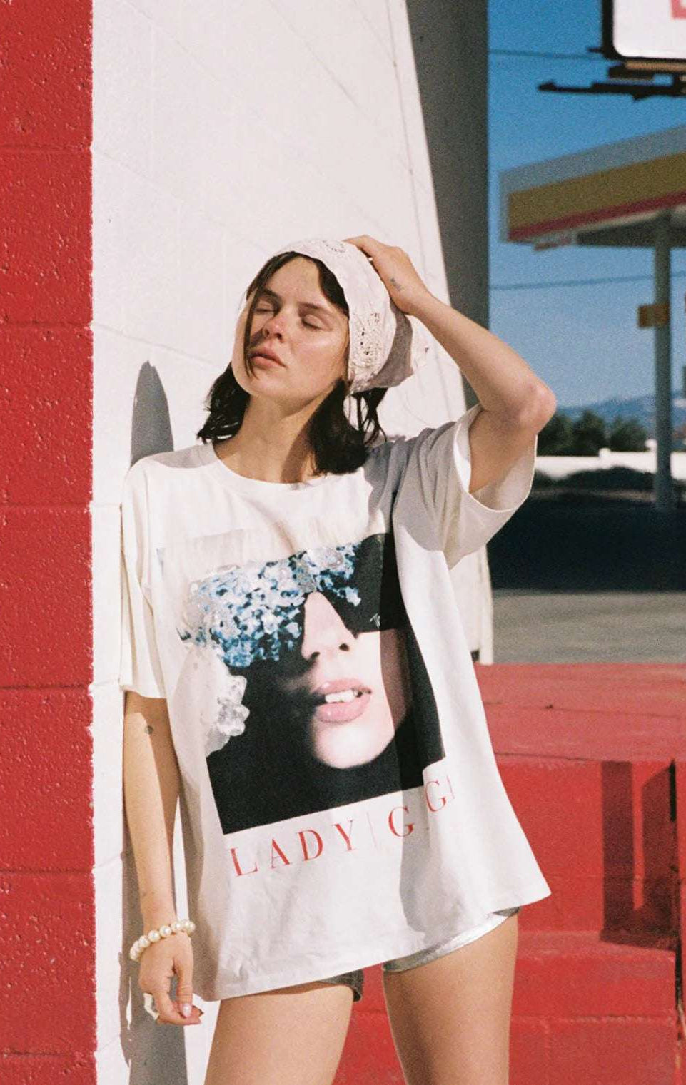 Shop Daydreamer LA Daydreamer LA Lady Gaga The Fame Merch Tee T-Shirt for women – premium loungewear and festival fashion at Spoiled Brat