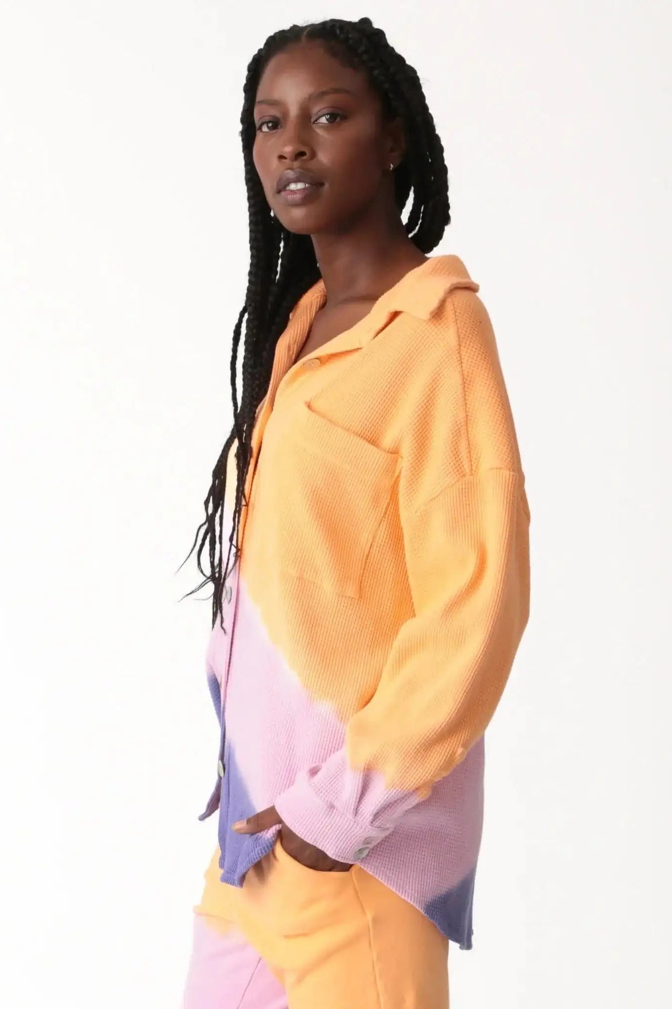 Shop Electric and Rose Electric and Rose Boyfriend Thermal Shirt Shirt for women – premium loungewear and festival fashion at Spoiled Brat