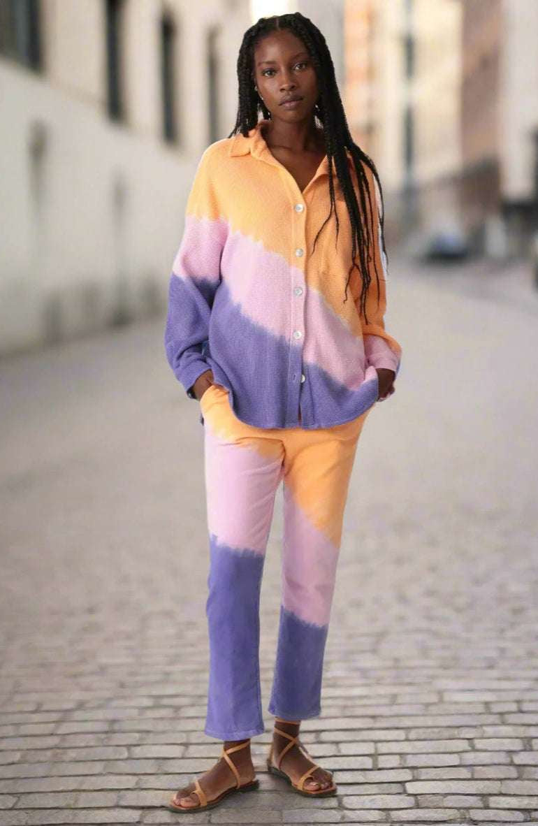 Shop Electric and Rose Electric and Rose Boyfriend Thermal Shirt Shirt for women – premium loungewear and festival fashion at Spoiled Brat