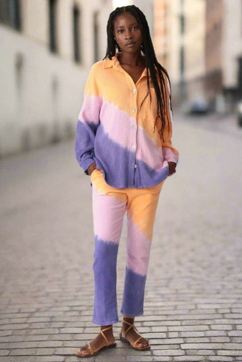 Shop Electric and Rose Electric and Rose Boyfriend Thermal Shirt Shirt for women – premium loungewear and festival fashion at Spoiled Brat