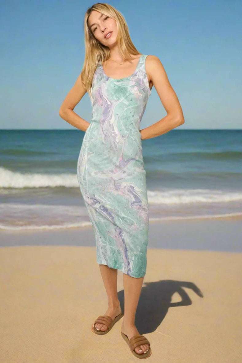 Shop Electric and Rose Electric and Rose Charlie Midi Dress Midi Dress for women – premium loungewear and festival fashion at Spoiled Brat