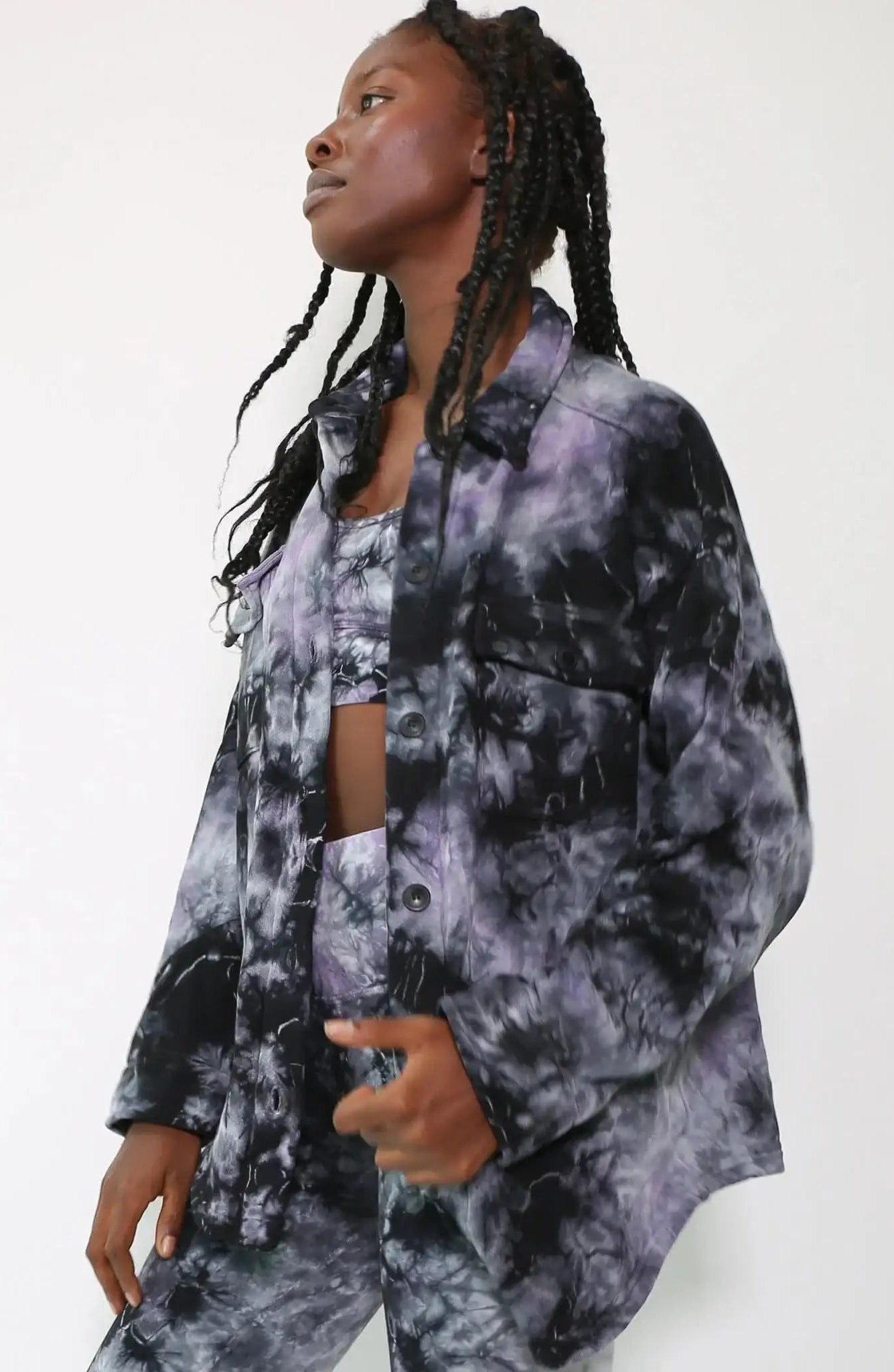 Shop Electric and Rose Electric & Rose Soho Sweatshirt Jacket Jacket for women – premium loungewear and festival fashion at Spoiled Brat