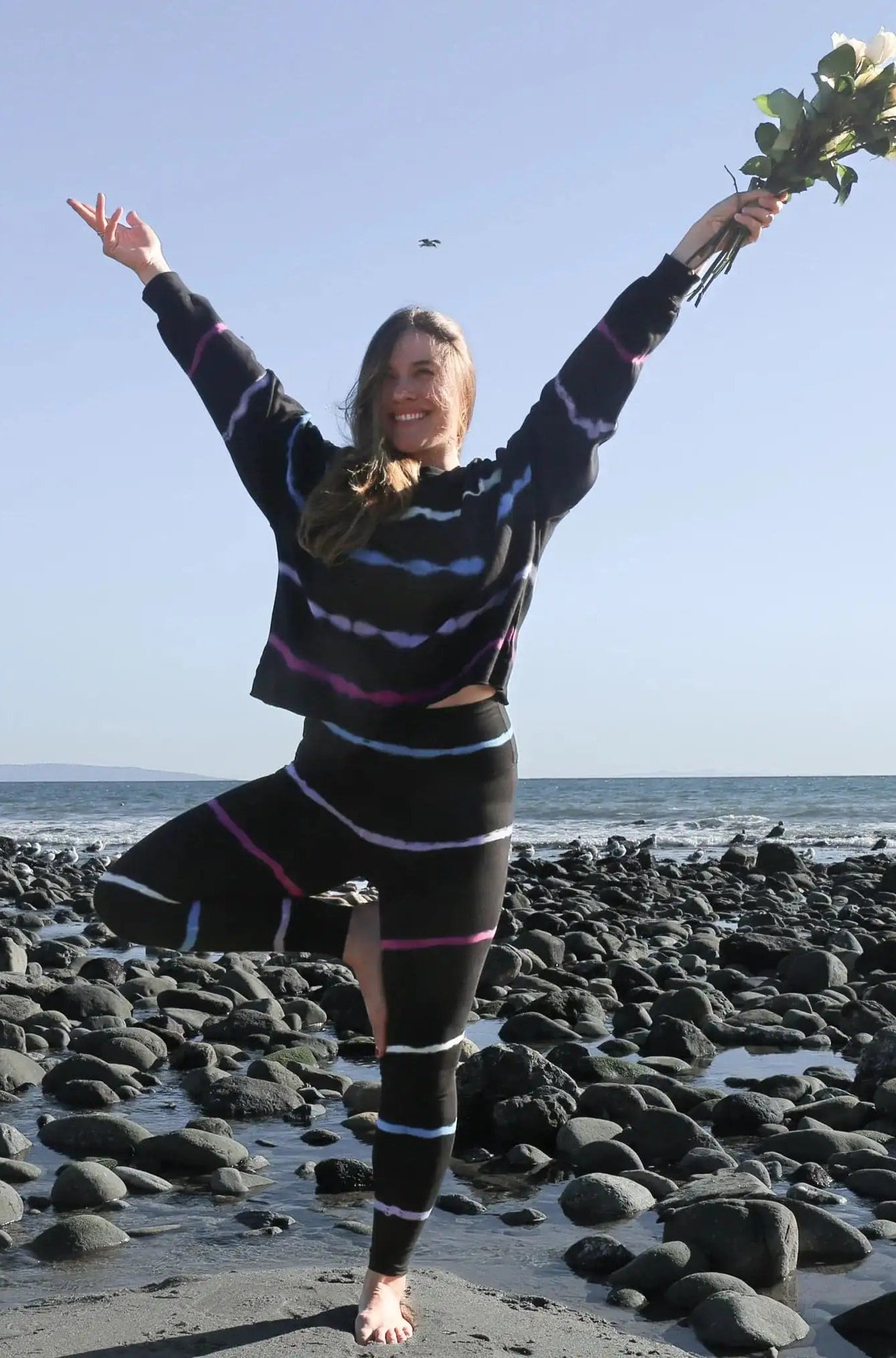 Shop Electric and Rose Electric & Rose Sunset Onyx Leggings as seen on Malin Andersson Leggings for women – premium loungewear and festival fashion at Spoiled Brat