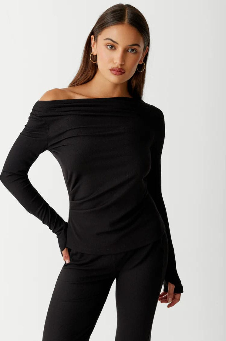 Shop Frankies Bikinis Frankies Bikinis Dahlia Long Sleeve T-Shirt Long Sleeved Top for women – premium loungewear and festival fashion at Spoiled Brat