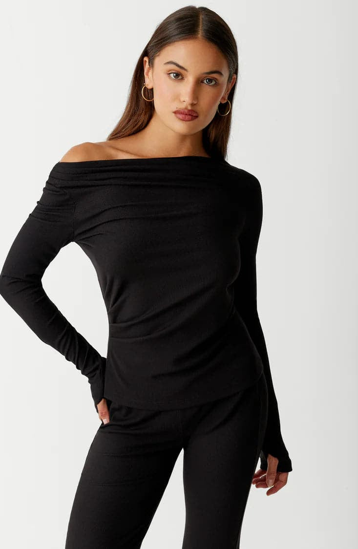 Frankies Bikinis Dahlia Long Sleeve T-Shirt - Spoiled Brat