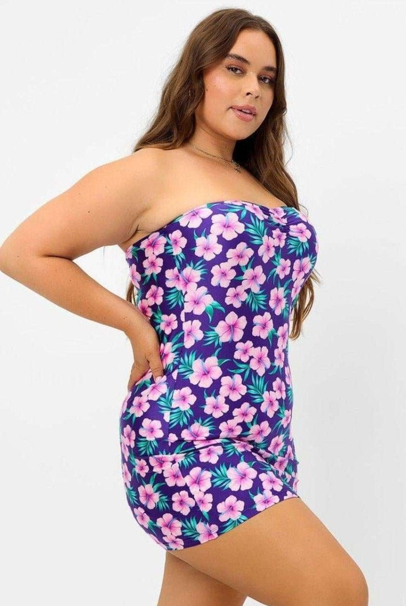 Shop Frankies Bikinis Frankies Bikinis Palmer Shine Strapless Tube Dress Midi Dress for women – premium loungewear and festival fashion at Spoiled Brat