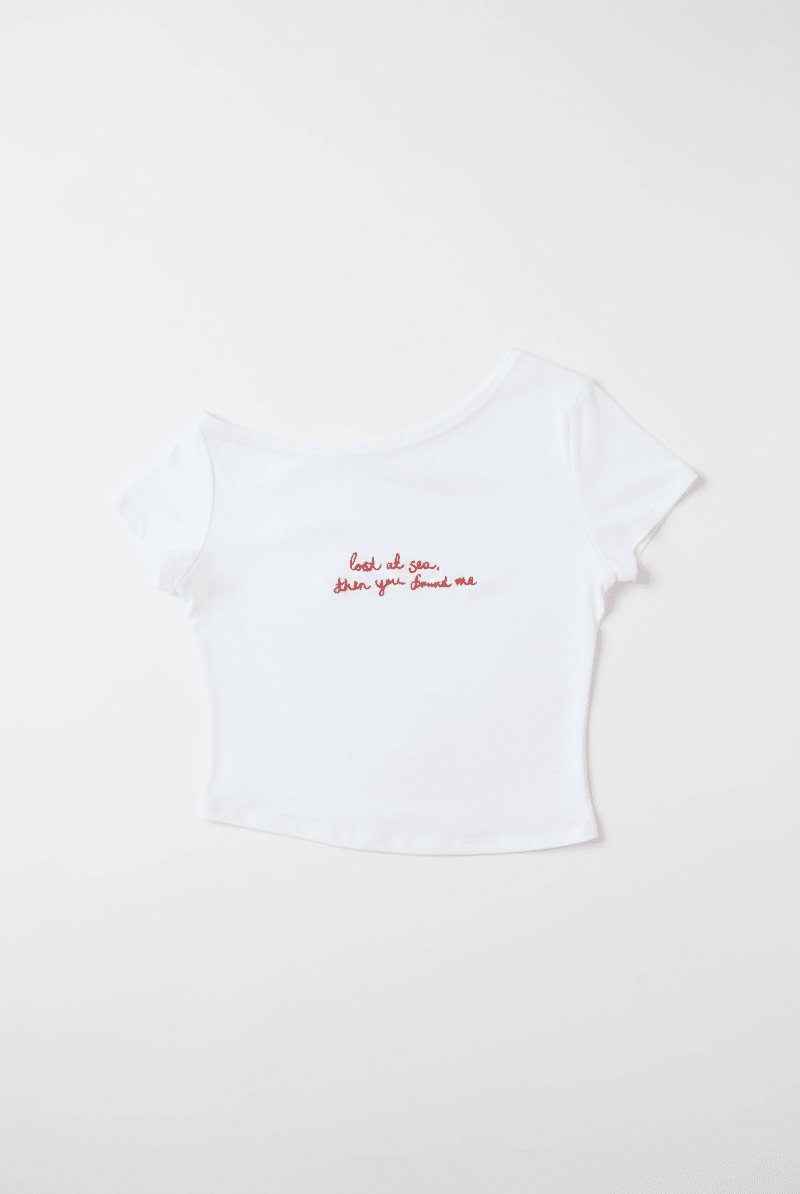 Shop Frankies Bikinis Frankies Bikinis Starlight Cotton Tee Top for women – premium loungewear and festival fashion at Spoiled Brat