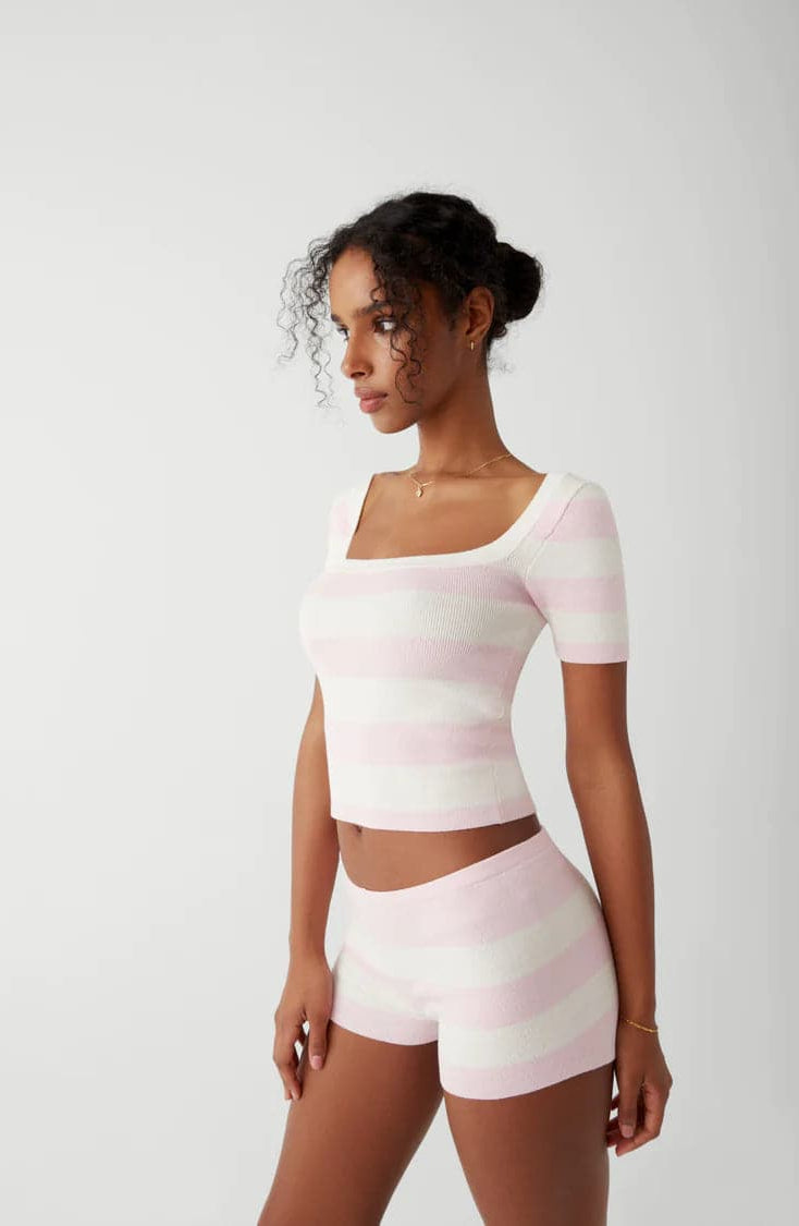 Frankies Bikinis Sunset Ballet Knit Shirt - Spoiled Brat