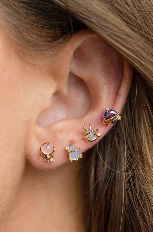 Shop Girls Crew Girls Crew Blast Off Earring Stud Set Earrings for women – premium loungewear and festival fashion at Spoiled Brat