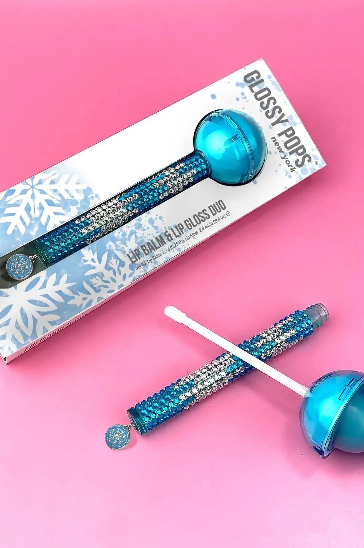 Glossy Pops Christmas Snowflake Lip Gloss by Glossy Pops as seen on celebrities