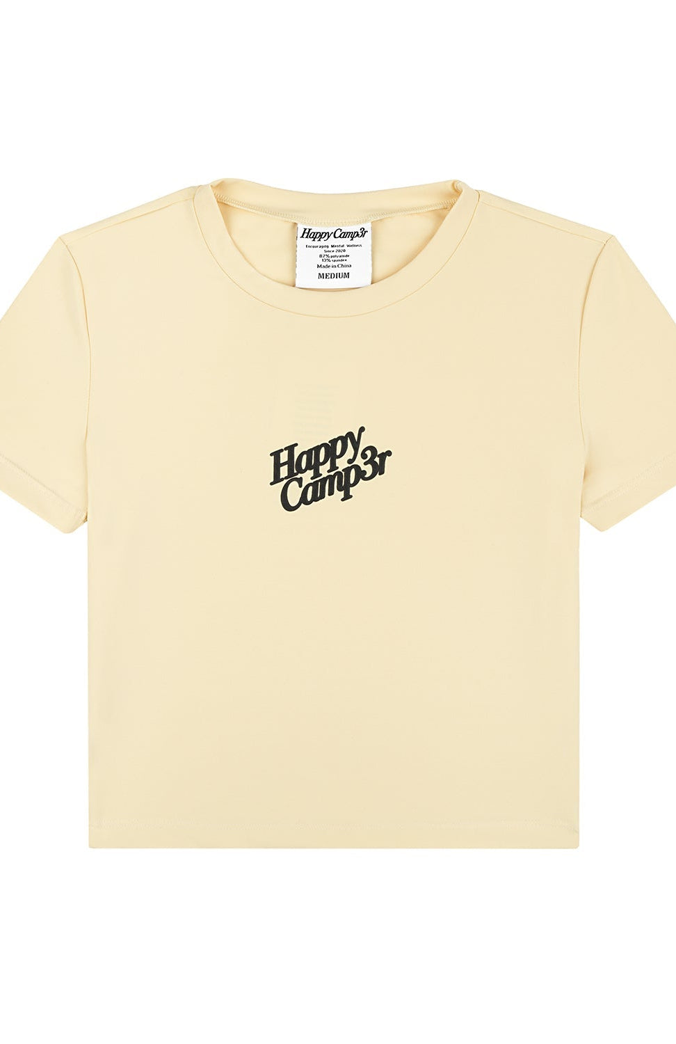 Shop Happy Camp3r Happy Camp3r Puff Series Crop Tee Crop Top for women – premium loungewear and festival fashion at Spoiled Brat
