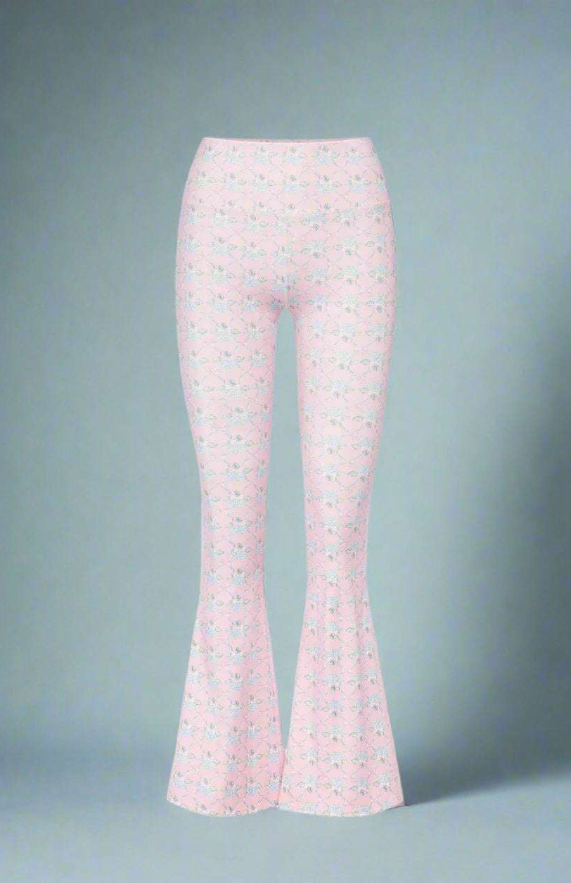 Shop Happy Camp3r Happy Camp3r Ribboned Dreams Harper Active Pants Leggings for women – premium loungewear and festival fashion at Spoiled Brat