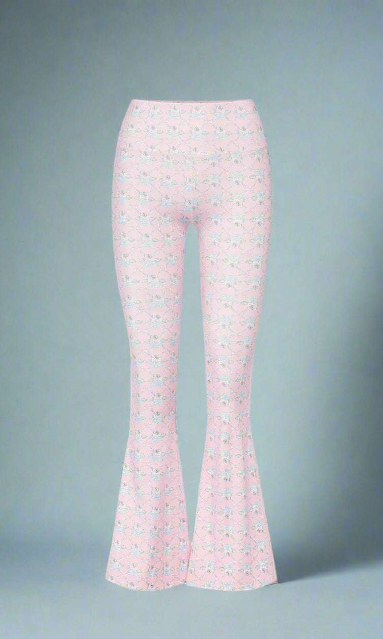 Shop Happy Camp3r Happy Camp3r Ribboned Dreams Harper Active Pants Leggings for women – premium loungewear and festival fashion at Spoiled Brat