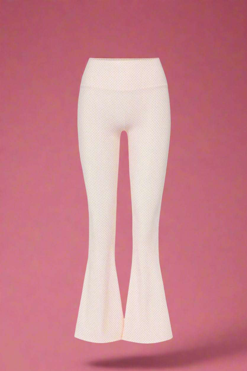 Shop Happy Camp3r Happy Camp3r Whispering Dots Harper Active Pants Leggings for women – premium loungewear and festival fashion at Spoiled Brat