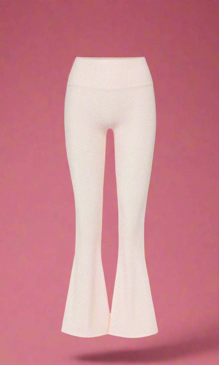 Shop Happy Camp3r Happy Camp3r Whispering Dots Harper Active Pants Leggings for women – premium loungewear and festival fashion at Spoiled Brat