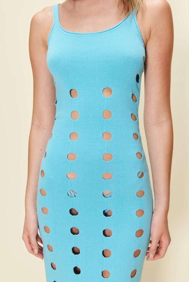Shop House of Sunny House of Sunny Canopy Knit Midi Dress Midi Dress for women – premium loungewear and festival fashion at Spoiled Brat