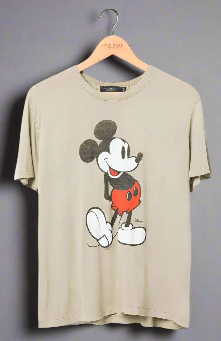 Shop Junk Food Junk Food Disney Classic Mickey Mouse Tee T-Shirt for women – premium loungewear and festival fashion at Spoiled Brat