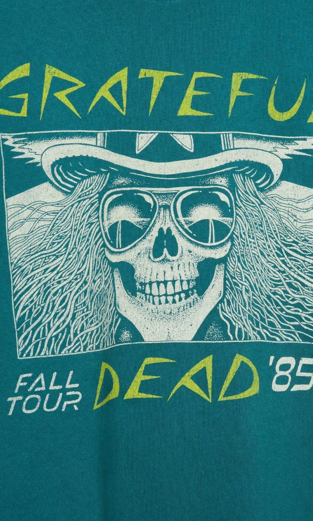 Shop Junk Food Junk Food Grateful Dead Oakland 1985 Tee T-Shirt for women – premium loungewear and festival fashion at Spoiled Brat