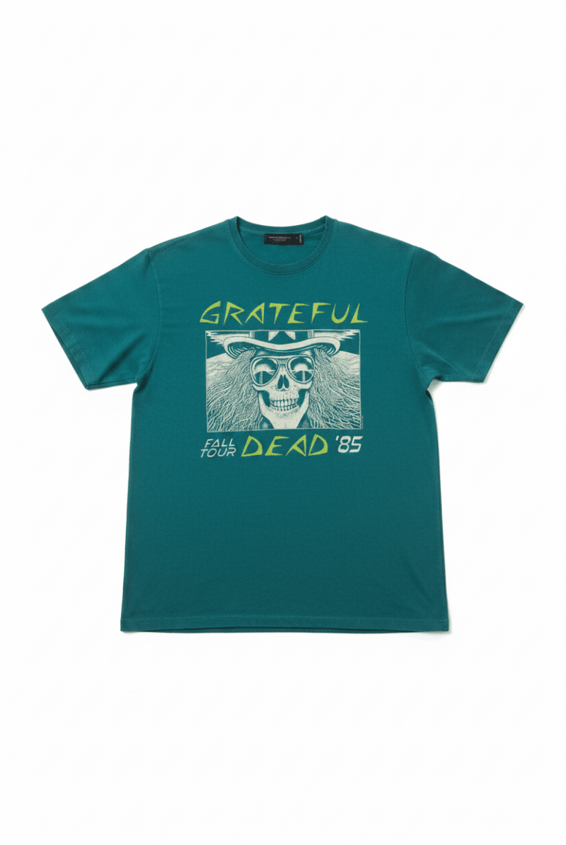 Shop Junk Food Junk Food Grateful Dead Oakland 1985 Tee T-Shirt for women – premium loungewear and festival fashion at Spoiled Brat