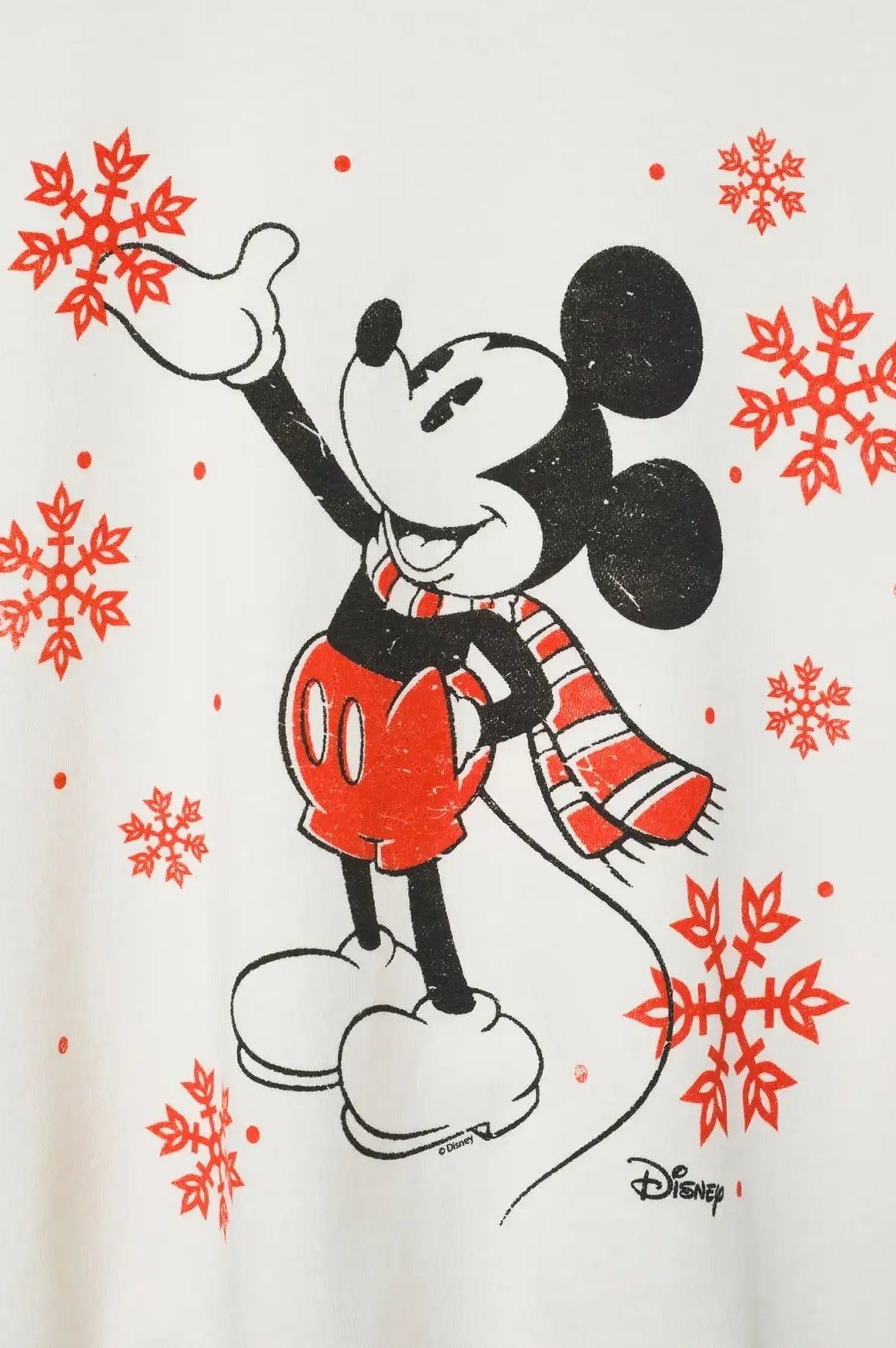 JUNKFOOD Disney Mickey Snowflake Christmas Jumper - Spoiled Brat