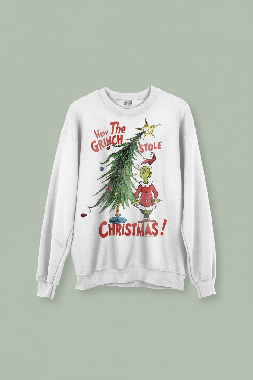 JUNKFOOD How The Grinch Stole Christmas Jumper - Spoiled Brat