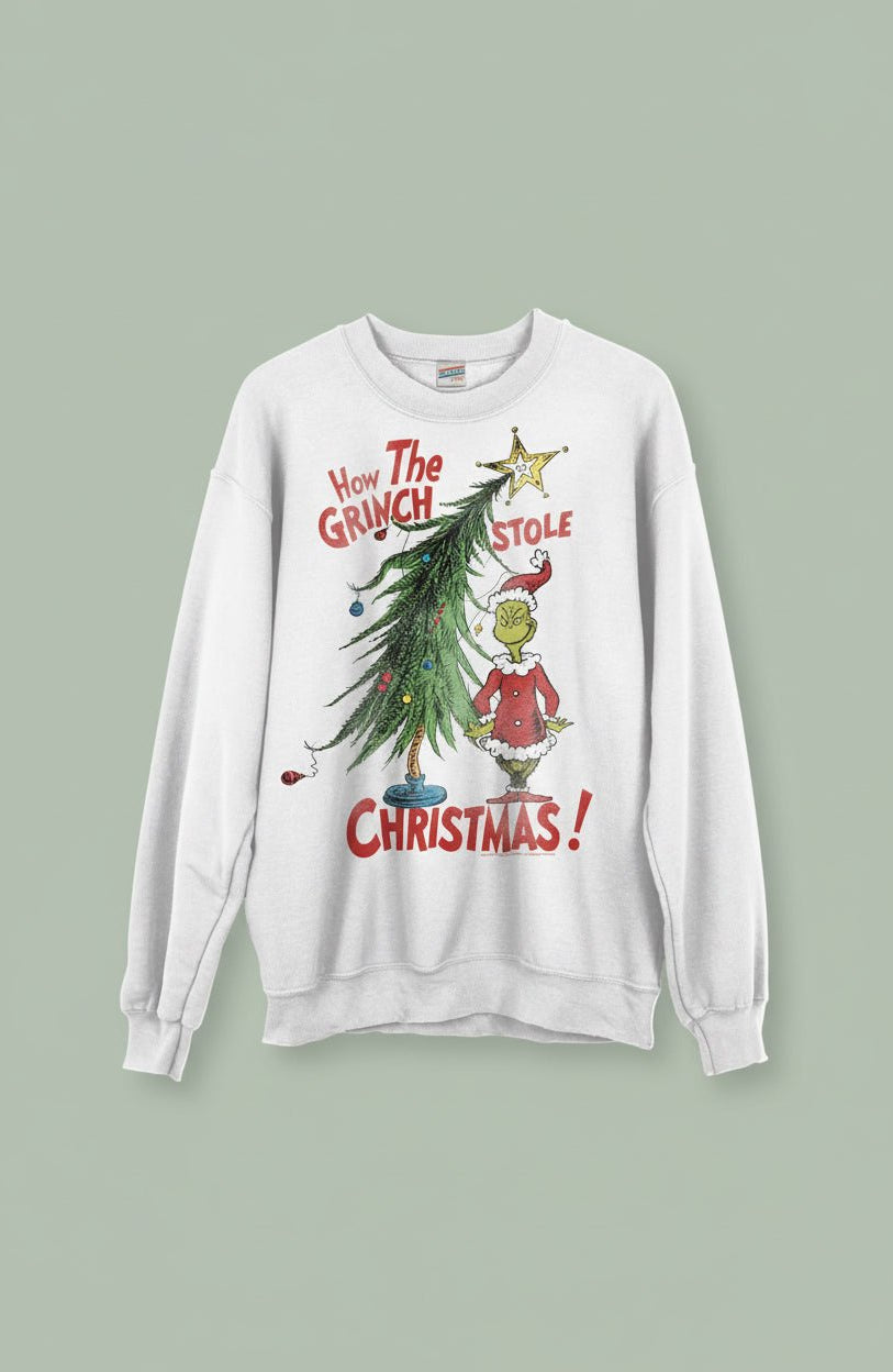 JUNKFOOD How The Grinch Stole Christmas Jumper by Junk Food – Jumper – S | Spoiled Brat UK