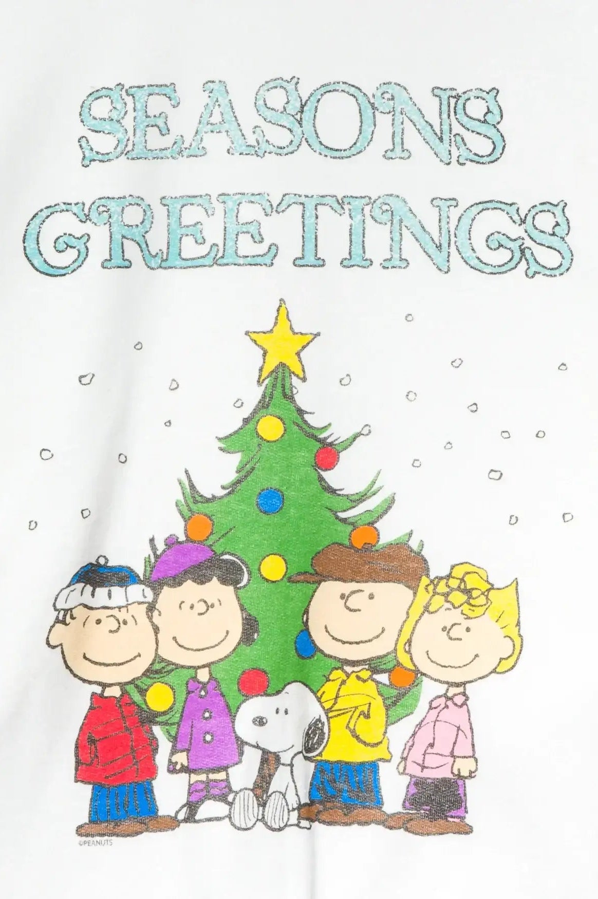 JUNKFOOD Peanuts Seasons Greetings Christmas Jumper - Spoiled Brat