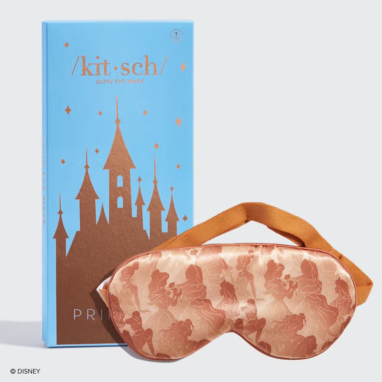 Shop Kitsch Disney X Kitsch Satin Eye Mask - Princess Party Sleep Mask for women – premium loungewear and festival fashion at Spoiled Brat