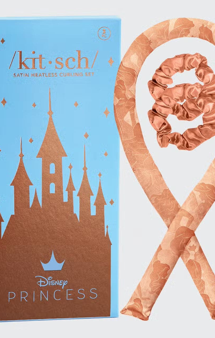 Shop Kitsch Disney X Kitsch Satin Heatless Hair Curling Set Hair for women – premium loungewear and festival fashion at Spoiled Brat