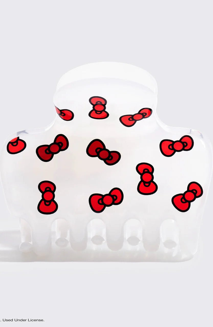 Shop Kitsch Hello Kitty x Kitsch Cloud Clip - Kitty Bows Hair Band for women – premium loungewear and festival fashion at Spoiled Brat