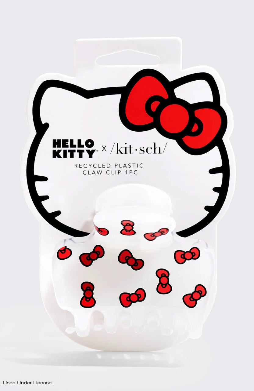 Shop Kitsch Hello Kitty x Kitsch Cloud Clip - Kitty Bows Hair Band for women – premium loungewear and festival fashion at Spoiled Brat