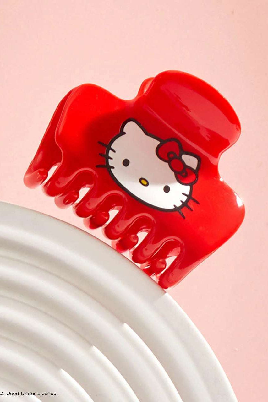 Shop Kitsch Hello Kitty x Kitsch Cloud Clip - Kitty Face Hair Band for women – premium loungewear and festival fashion at Spoiled Brat