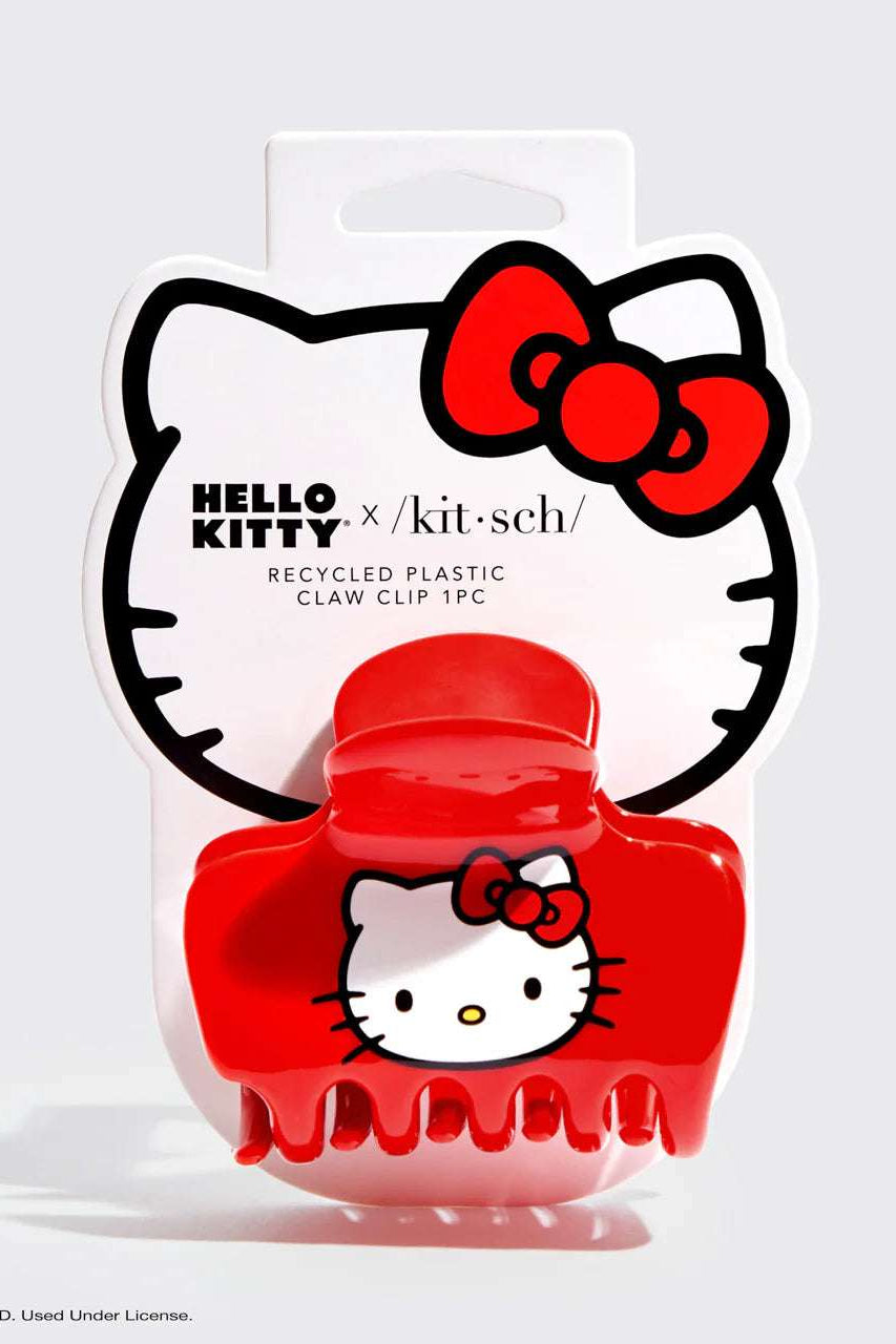 Shop Kitsch Hello Kitty x Kitsch Cloud Clip - Kitty Face Hair Band for women – premium loungewear and festival fashion at Spoiled Brat