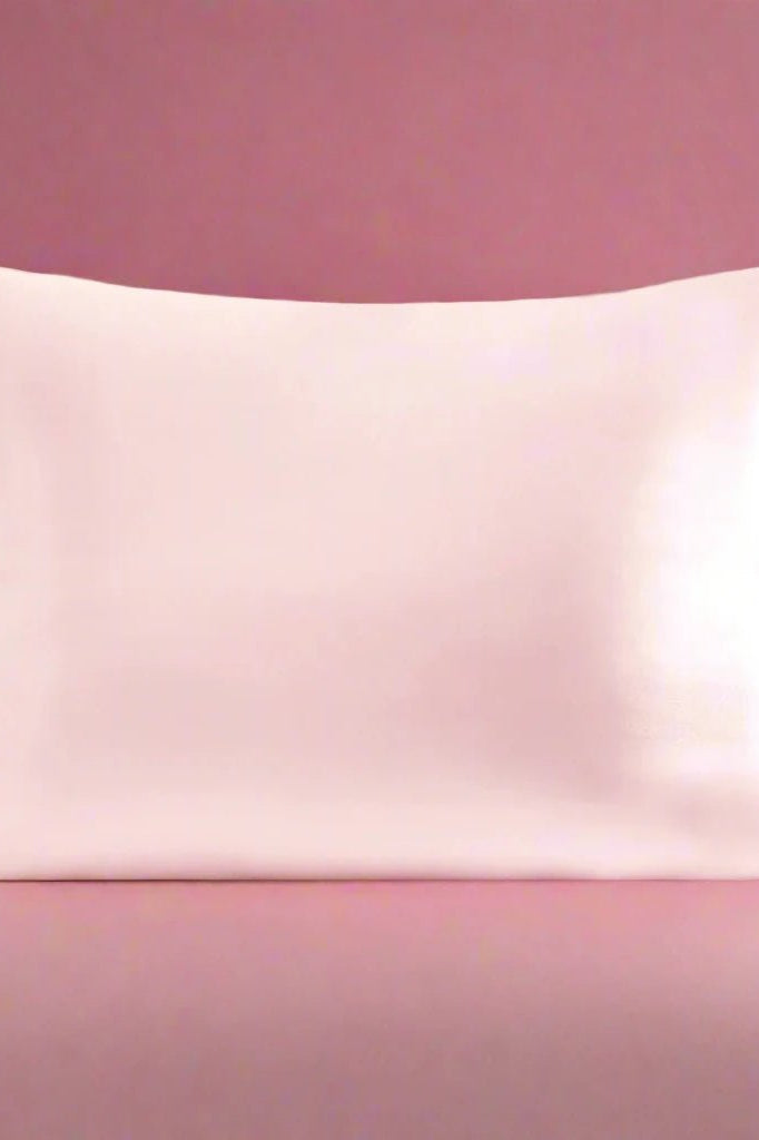 Hello Kitty x Kitsch Satin Pillowcase - Solid Pink Hello Kitty Face by Kitsch – Pillow – Pink | Spoiled Brat UK