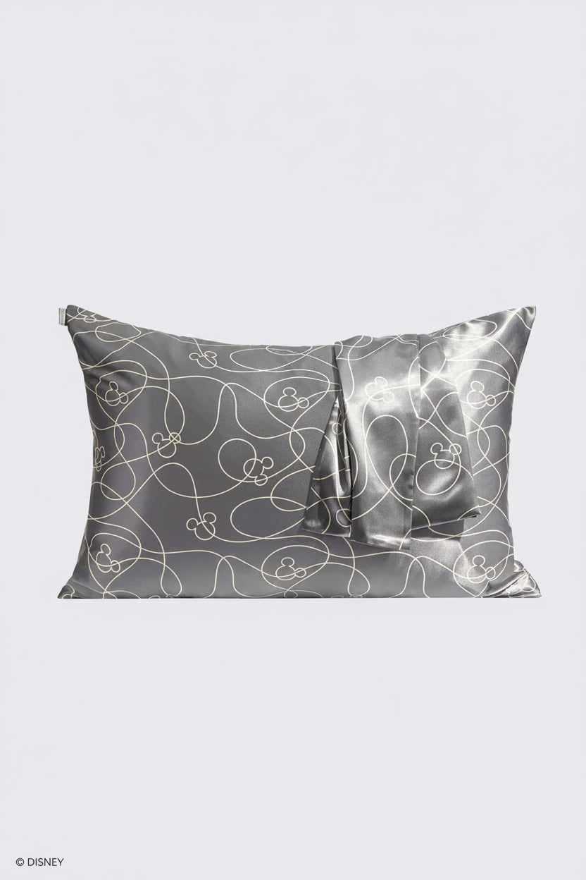 Shop Kitsch Kitsch & Mickey and Minnie Satin Pillowcase Standard Mickey Maze Pillow for women – premium loungewear and festival fashion at Spoiled Brat