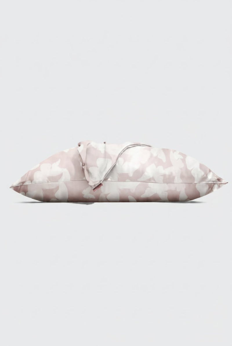 Shop Kitsch KITSCH Satin Pillowcase Champagne Butterfly Pillow for women – premium loungewear and festival fashion at Spoiled Brat