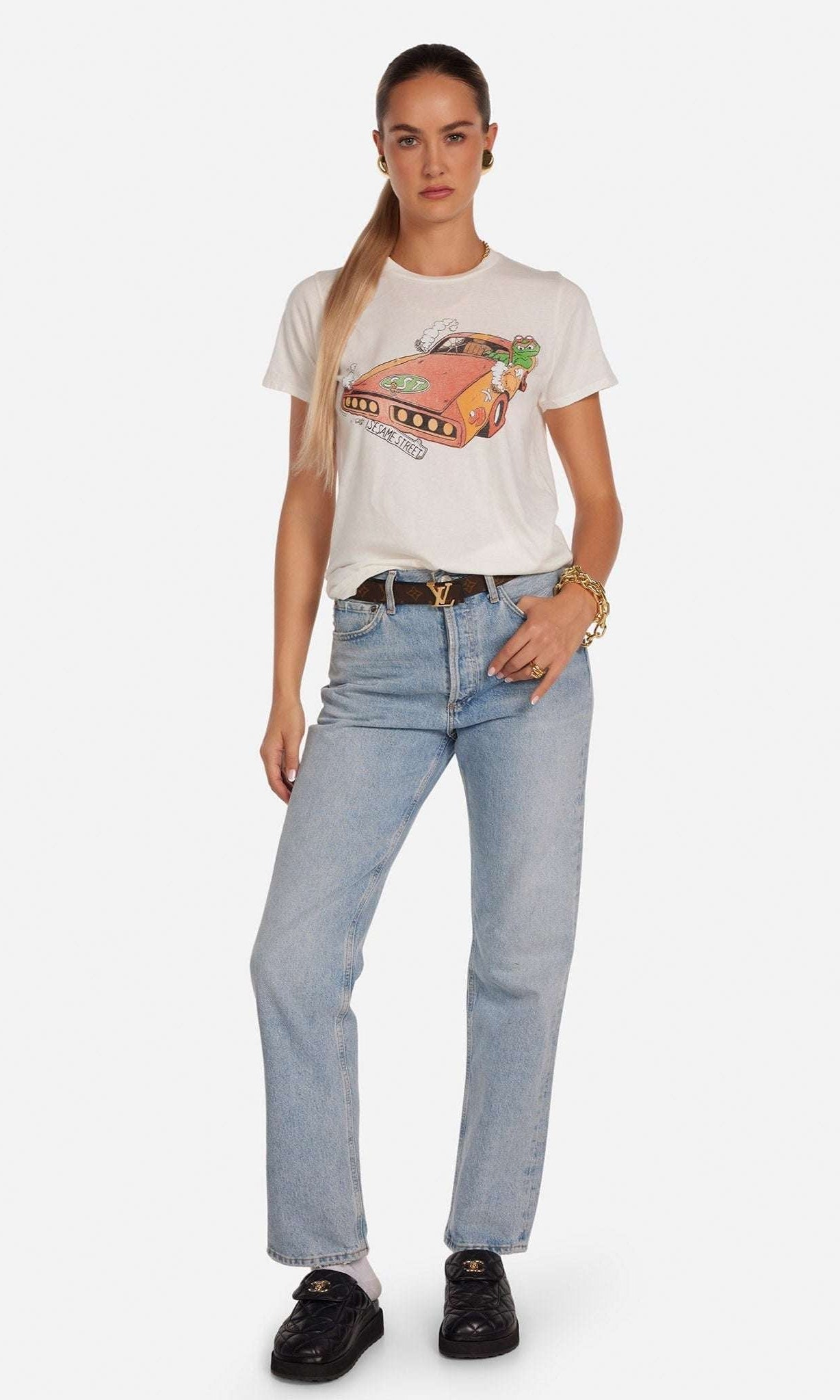 Shop Lauren Moshi Lauren Moshi Croft The Grouch Racing T-Shirt T-Shirt for women – premium loungewear and festival fashion at Spoiled Brat