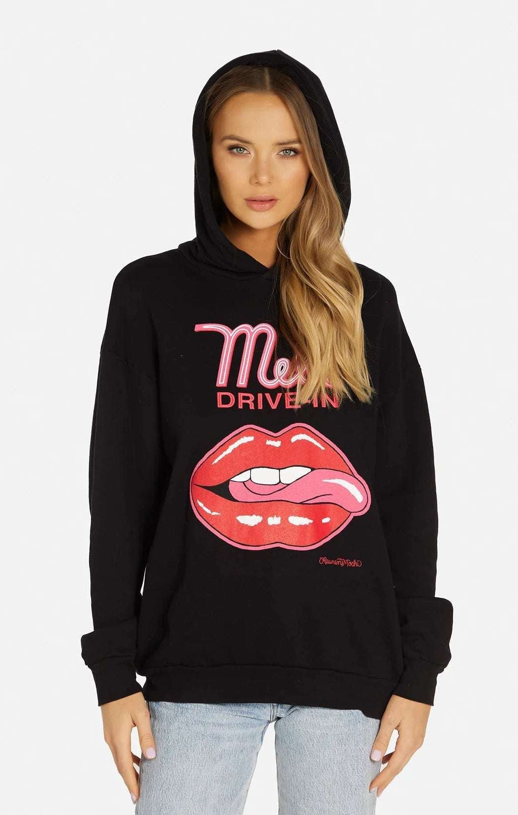Shop Lauren Moshi Lauren Moshi Harmony Mels Drive - In Hooded Sweater Sweatshirt for women – premium loungewear and festival fashion at Spoiled Brat